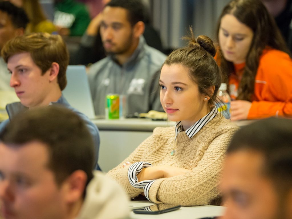students in classroom